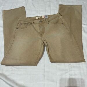 Women’s Levi’s 515 Boot Cut Tan Jeans Size 10 M